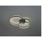 TRIO-lighting smart dimmable ceiling lamp LED 36.5W, 4200lm, 3000-6000K, Anthracite, WiZ App, AARON – 652710342