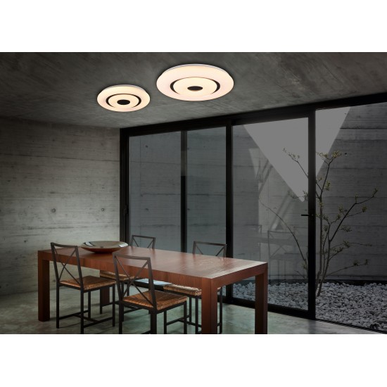 TRIO-lighting smart dimmable ceiling lamp LED 22W, 2400lm, 2700-6000K, white, WiZ App, RANA – R65081900