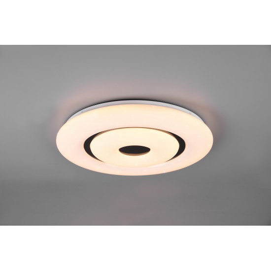 TRIO-lighting smart dimmable ceiling lamp LED 22W, 2400lm, 2700-6000K, white, WiZ App, RANA – R65081900