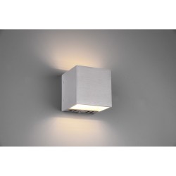 TRIO-lighting smart dimmable wall lamp LED 5.5W, 700lm, 3000-6500K, Brushed aluminium, WiZ App,  FIGO – 253310105