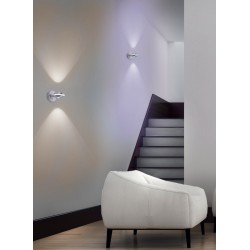 TRIO-lighting smart dimmable wall lamp 2LED 3.8W, 380lm, 3000-5000K, Nickel, WiZ App, VISTA – 255410207