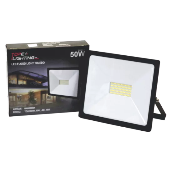 TOPE LIGHTING уличный прожектор LED, 50W, 4040lm, 4000K, IP65, TOLEDO 6008000004 TOPE LIGHTING уличный прожектор LED, 50W, 4040lm, 4000K, IP65, TOLEDO 6008000004