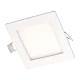 TOPE LIGHTING Iebūvējams LED gaismeklis kvadrāts, AIRA 6W, 3000K, 551lm 6003000007