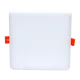 TOPE LIGHTING Iebūvējams kvadrāts LED gaismeklis, RONDA 15W, 3000K, 999lm 6003000038 TOPE LIGHTING Iebūvējams kvadrāts LED gaismeklis, RONDA 15W, 3000K, 999lm 6003000038