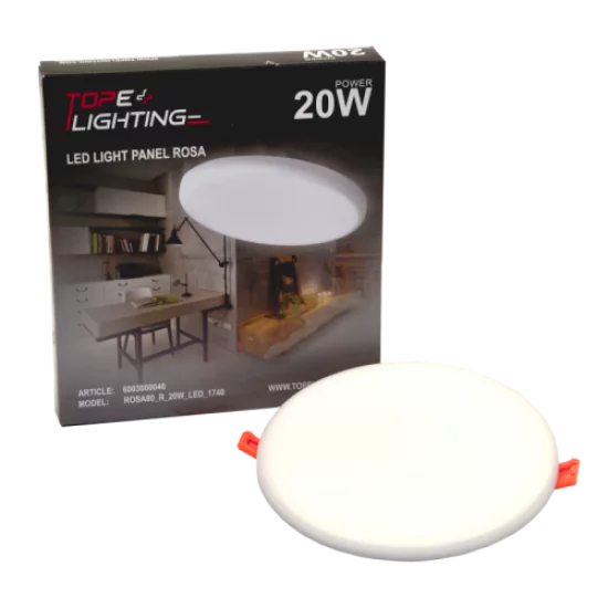 TOPE LIGHTING DECKENAUFBAULEUCHTE LED ROSA 20W, 4000K, 1766lm 6003000046 TOPE LIGHTING DECKENAUFBAULEUCHTE LED ROSA 20W, 4000K, 1766lm 6003000046
