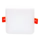 TOPE LIGHTING Встраиваемый квадратный светодиодный светильник ROSA 8W, 4000K, 645lm 6003000048