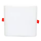TOPE LIGHTING Встраиваемый квадратный светодиодный светильник Аварийный блок ROSA 20W, 4000K, 1790lm 6003200050 TOPE LIGHTING Встраиваемый квадратный светодиодный светильник Аварийный блок ROSA 20W, 4000K, 1790lm 6003200050