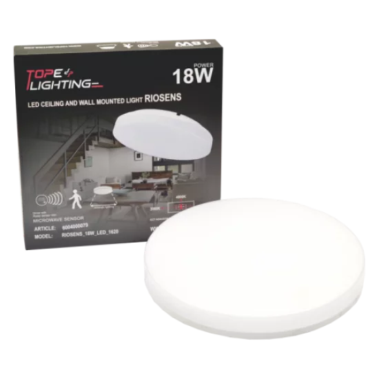 TOPE LIGHTING surface LED panel RIOSENS 18W, 3000K-6000K, 1627lm 6004000079 TOPE LIGHTING surface LED panel RIOSENS 18W, 3000K-6000K, 1627lm 6004000079