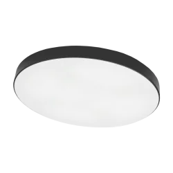 Topelighting smart dimmable ceiling lamp LED 2x48W, 8563lm, 3000-6500K, black, App, BOSTON – 6004000085