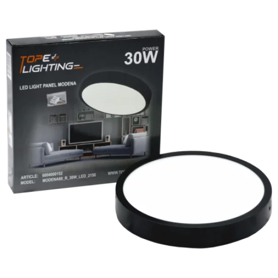 TOPE LIGHTING surface LED panel MODENA 30W, 3000K, 2147lm 6004000152 TOPE LIGHTING surface LED panel MODENA 30W, 3000K, 2147lm 6004000152