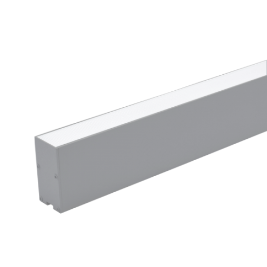 TOPE LIGHTING linear LED luminaire LOTA100 80W, DALI, grey, 3000K-6000K, 8000lm