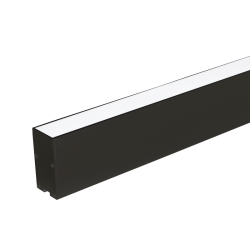 TOPE LIGHTING linear LED luminaire Lota black, 20W, 4000K, 1678lm