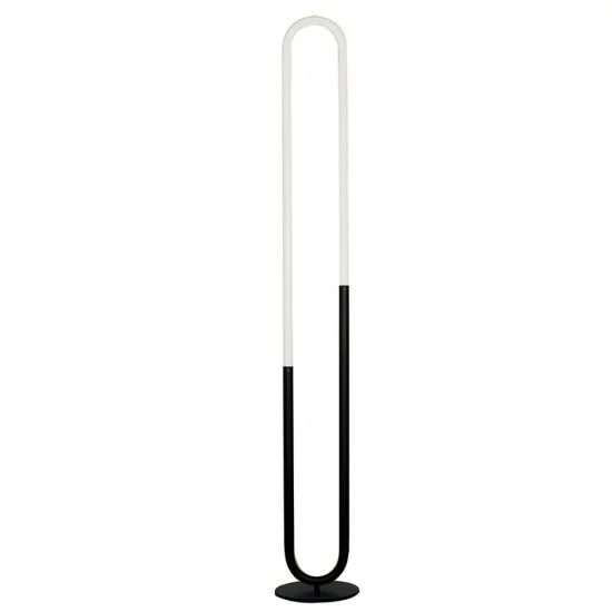 Viokef Floor Lamp Girotondo, LED, 20W, 1600lm, IP20, black and white, 4250100 Viokef Floor Lamp Girotondo, LED, 20W, 1600lm, IP20, black and white, 4250100