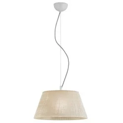 Viokef Pendant Lamp 1xE27x70W, beige, Ester, 3090400