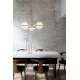 Viokef Pendant lamp 3xE27 CFL/LEDx12W, white with gold, Ferero, 3093900 Viokef Pendant lamp 3xE27 CFL/LEDx12W, white with gold, Ferero, 3093900