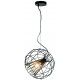 Viokef pendant light 1xE27x70W, black, Pop, 4193500