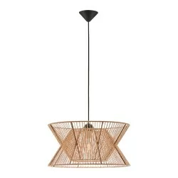 Viokef pendant light 1xE27x60W, sand, Argela, 4203701