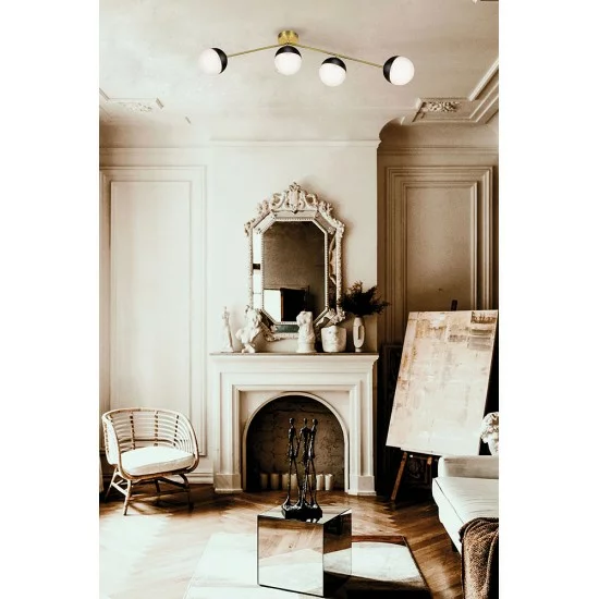 Viokef Ceiling Lamp 4xG9x40W, black, Orbit, 4221800 Viokef Ceiling Lamp 4xG9x40W, black, Orbit, 4221800