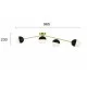 Viokef Ceiling Lamp 4xG9x40W, black, Orbit, 4221800 Viokef Ceiling Lamp 4xG9x40W, black, Orbit, 4221800