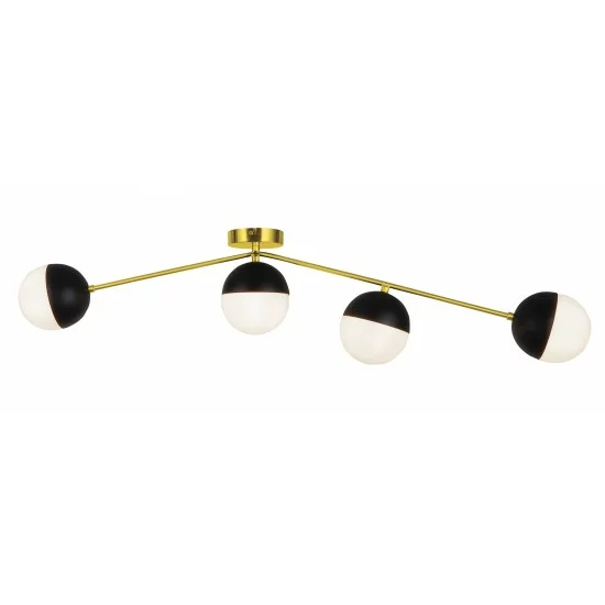 Viokef Ceiling Lamp 4xG9x40W, black, Orbit, 4221800 Viokef Ceiling Lamp 4xG9x40W, black, Orbit, 4221800