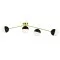 Viokef Ceiling Lamp 4xG9x40W, black, Orbit, 4221800