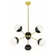 Viokef Pendant Lamp 6xG9x40W, black, Orbit, 4221900 Viokef Pendant Lamp 6xG9x40W, black, Orbit, 4221900