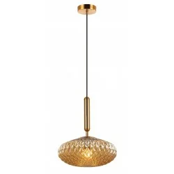 Viokef Pendant Lamp 1xE27x40W, amber, Ester, 4225601