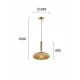 Viokef Pendant Lamp 1xE27x40W, amber, Ester, 4225601