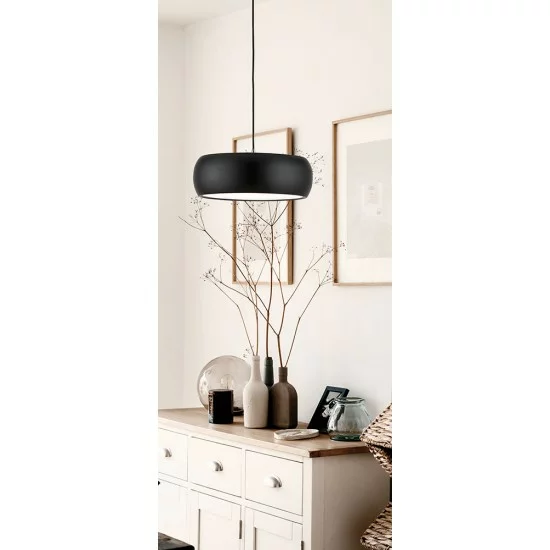 Viokef Pendant Light Sali, LED, 24W, 2400lm, IP20, black, 4227601 Viokef Pendant Light Sali, LED, 24W, 2400lm, IP20, black, 4227601
