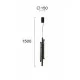Viokef Pendant Light Nick, LED, 21W, 1100lm, IP20, black and white, 4238200 Viokef Pendant Light Nick, LED, 21W, 1100lm, IP20, black and white, 4238200