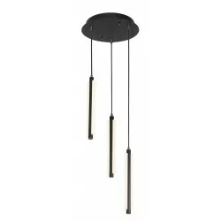 Viokef Pendant Light Nick, LED, 40W, 1680lm, IP20, black and white, 4238300