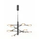 Viokef Pendant Light Sparkle, LED, 50W, 2550lm, IP20, black and gold, 4240300 Viokef Pendant Light Sparkle, LED, 50W, 2550lm, IP20, black and gold, 4240300