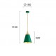 Viokef pendant light 1xE27x42W, green, Menta, 4241500