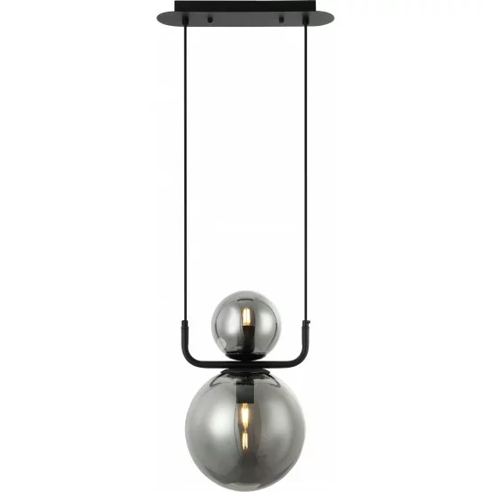 Viokef pendant light 2xE27x40W, grey, Mira, 4246100