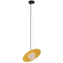 Viokef pendant light 1xG9x25W, gold, Carmen, 4246600