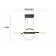 Viokef Pendant Light Girotondo, LED, 20W, 2400lm, IP20, black and white, 4250200 Viokef Pendant Light Girotondo, LED, 20W, 2400lm, IP20, black and white, 4250200