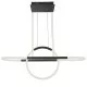 Viokef Pendant Light Girotondo, LED, 20W, 2400lm, IP20, black and white, 4250200 Viokef Pendant Light Girotondo, LED, 20W, 2400lm, IP20, black and white, 4250200