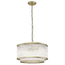 Viokef Pendant Light 5xE14x60W, gold, Karolina, 4259000