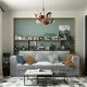 Viokef pendant light 6xG9x25W, copper, OLIVIA