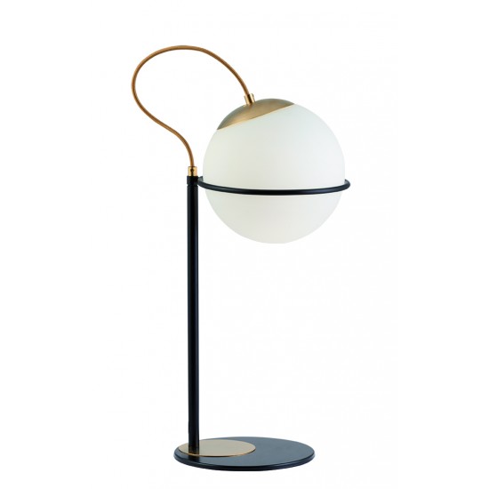 Viokef table lamp 1xE27 CFL/LEDx12W, black, Ferero, 3094100