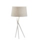 Viokef table lamp 1xE27x42W, white, Martha, 4127501