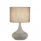 Viokef table lamp 1xE27x40W, grey, Lana, 4153000