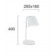 Viokef table lamp 1xE14x40W, white, Lyra, 4153100