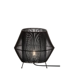 Viokef table lamp 1xE27x40W, black, Zaira, 4214201