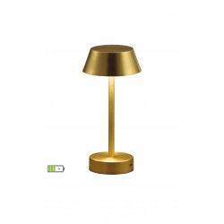 Viokef table lamp Princess, LED, 6W, 570lm, IP20, gold, 4243700