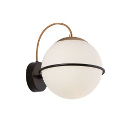 Viokef wall lamp 1xE27 CFL/LEDx12W, white with gold, Ferero, 3094000