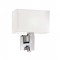 Viokef wall lamp 42W + LED 1W, white, Baltimore, 4172400