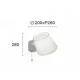Viokef wall lamp 1xE27x60W, white, Viana, 4195800 Viokef wall lamp 1xE27x60W, white, Viana, 4195800