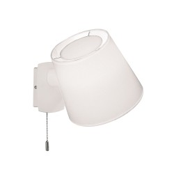 Viokef wall lamp 1xE27x60W, white, Viana, 4195800
