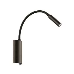 Viokef wall lamp LED 3W, 277lm, black, Mattrix, 4218101